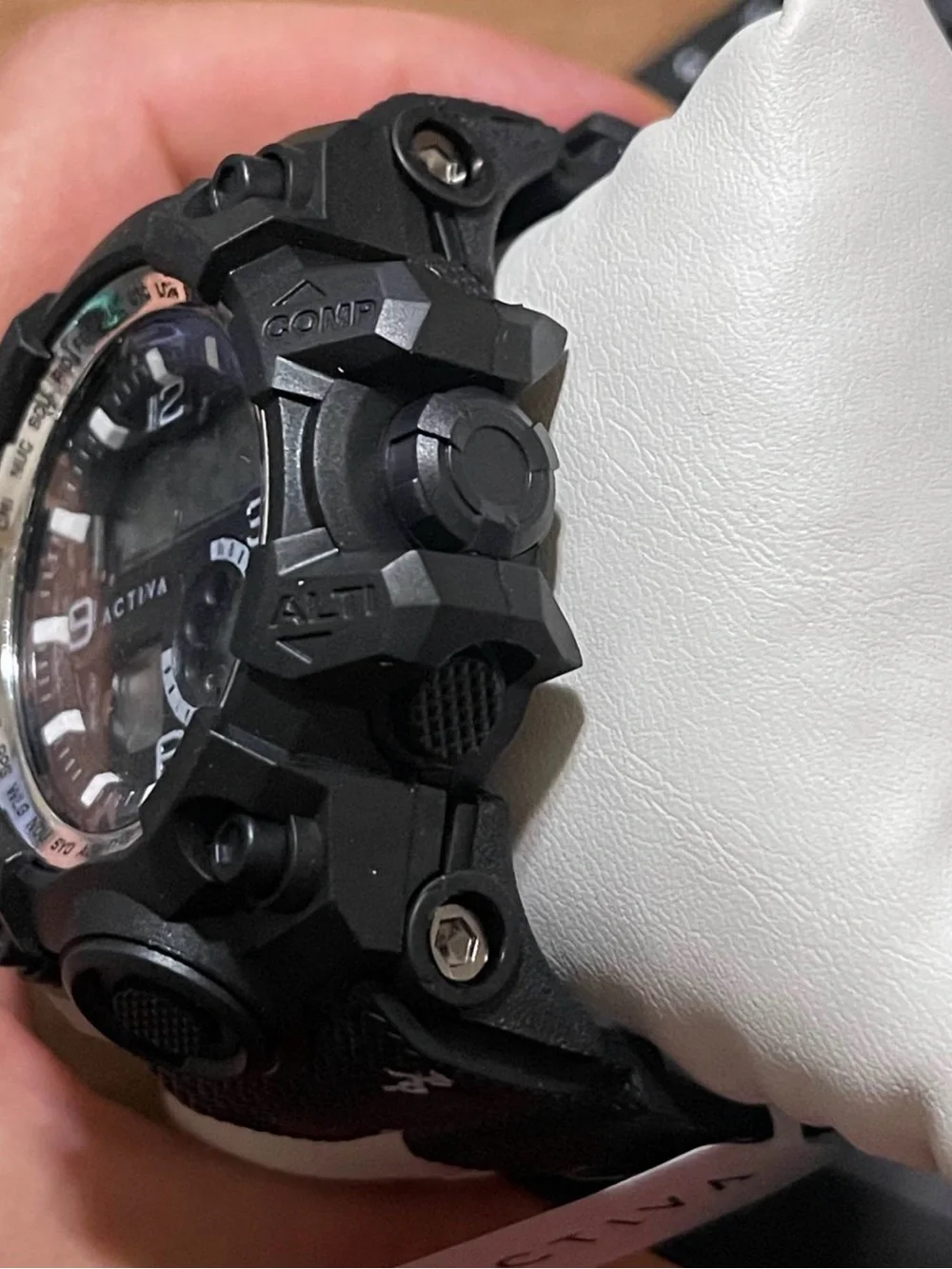 Activa Endurance X Invicta Men's Digital Watch - 54.5mm. Black with white